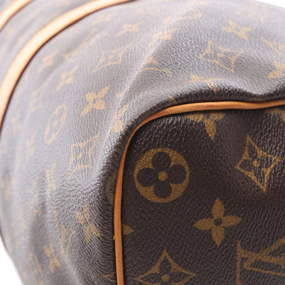 キーポル バンドリエール45 モノグラム ボストンバッグ PVC レザー ブラウン 2WAY ルイヴィトン バッグ LOUIS VUITTON
