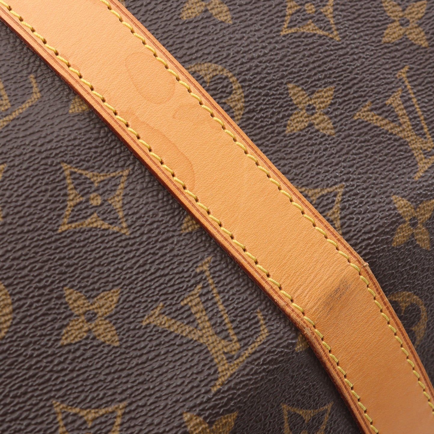 キーポル50 モノグラム ボストンバッグ PVC レザー ブラウン ルイヴィトン バッグ LOUIS VUITTON