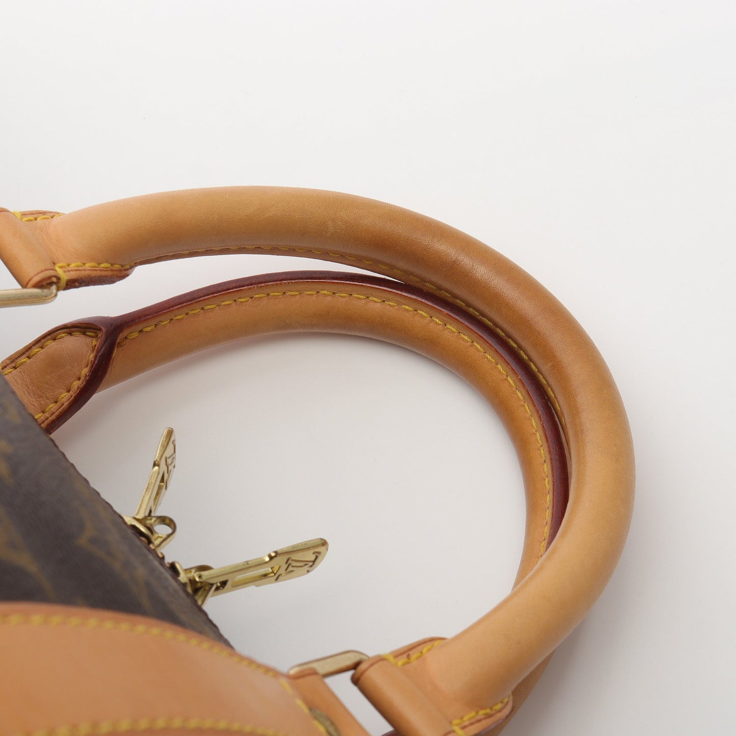 キーポル50 モノグラム ボストンバッグ PVC レザー ブラウン ルイヴィトン バッグ LOUIS VUITTON