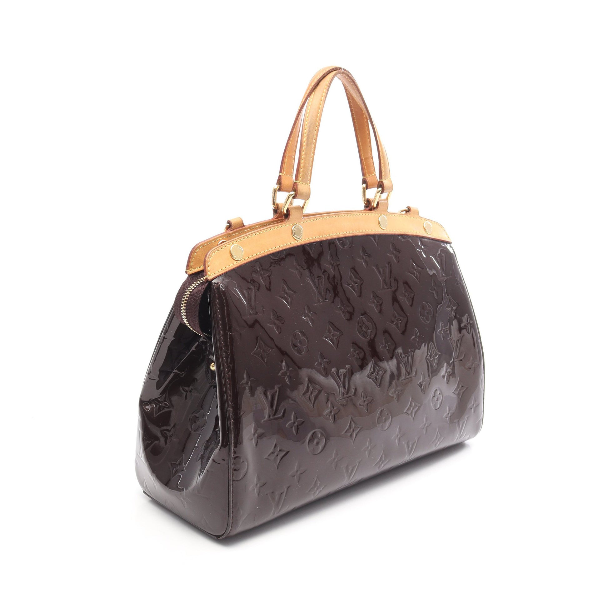 ブレアMM モノグラムヴェルニ アマラント ハンドバッグ レザー ダークパープル 2WAY ルイヴィトン バッグ LOUIS VUITTON