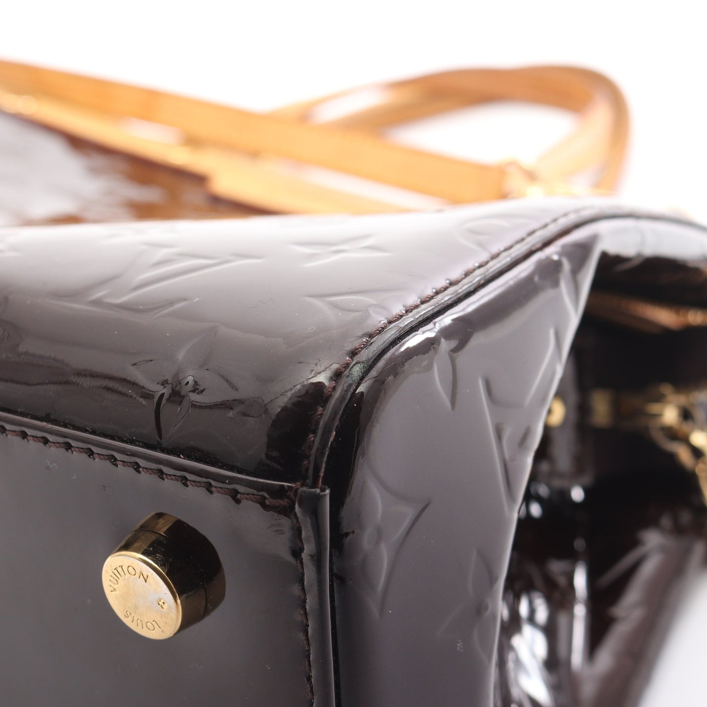 ブレアMM モノグラムヴェルニ アマラント ハンドバッグ レザー ダークパープル 2WAY ルイヴィトン バッグ LOUIS VUITTON