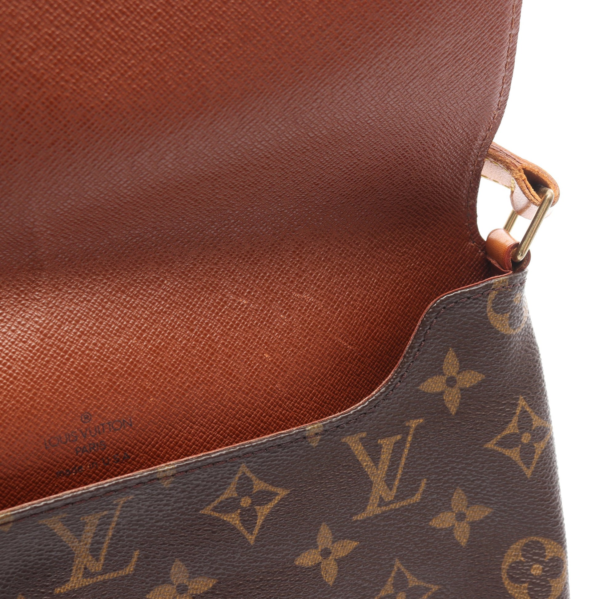 ミュゼットタンゴ ショートストラップ モノグラム ショルダーバッグ PVC レザー ブラウン ルイヴィトン バッグ LOUIS VUITTON
