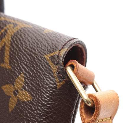 ミュゼットタンゴ ショートストラップ モノグラム ショルダーバッグ PVC レザー ブラウン ルイヴィトン バッグ LOUIS VUITTON
