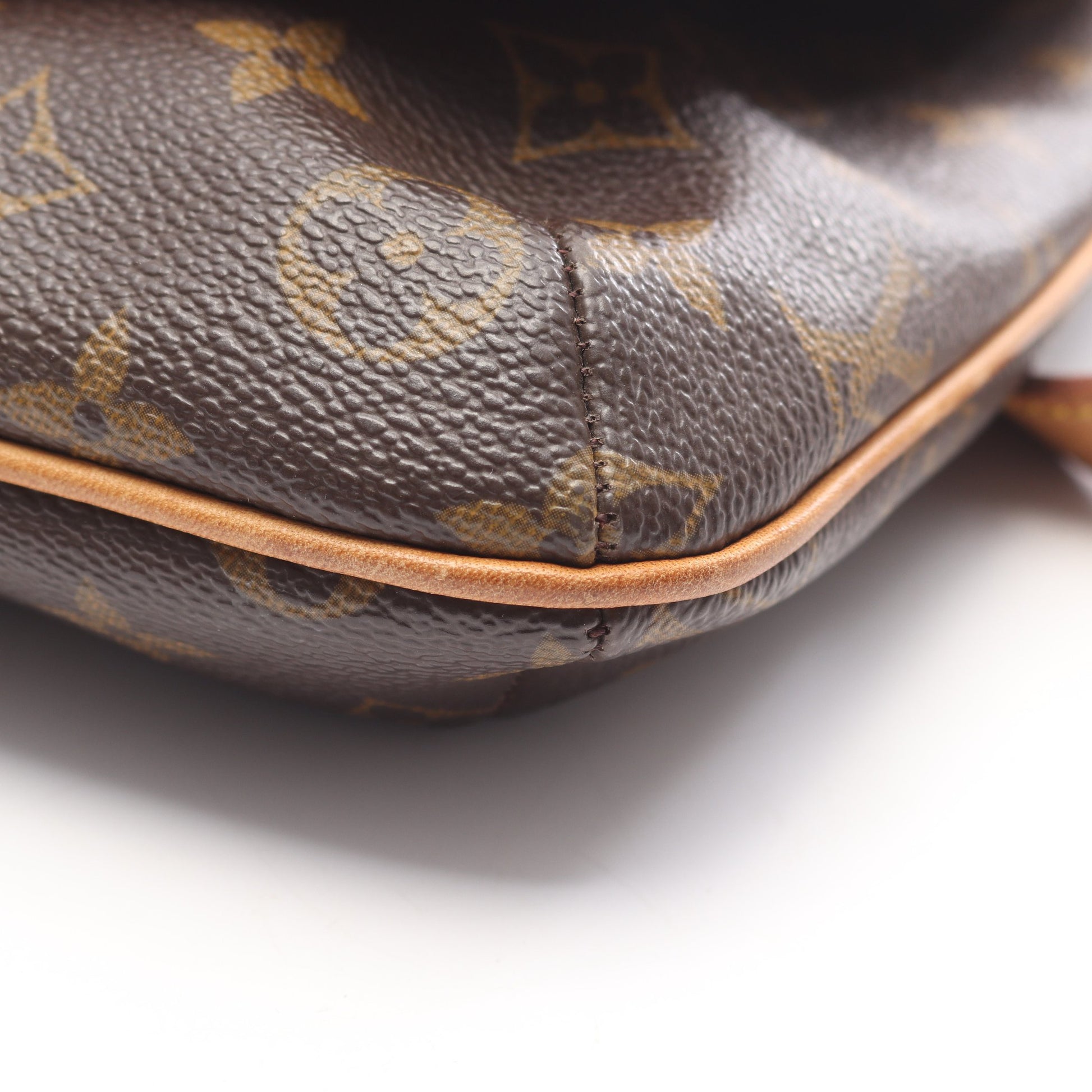 ミュゼットサルサ ロングストラップ モノグラム ショルダーバッグ PVC レザー ブラウン ルイヴィトン バッグ LOUIS VUITTON
