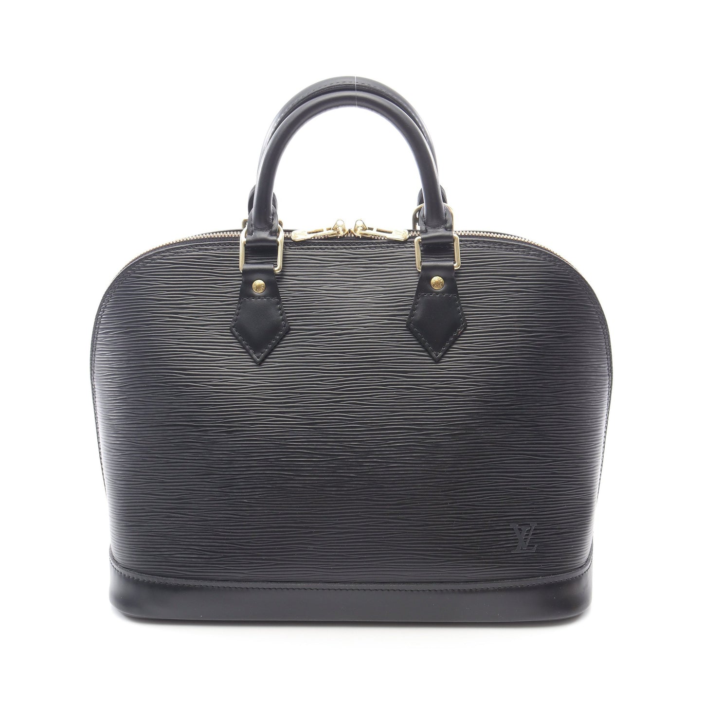 アルマ エピ ノワール ハンドバッグ レザー ブラック ルイヴィトン バッグ LOUIS VUITTON