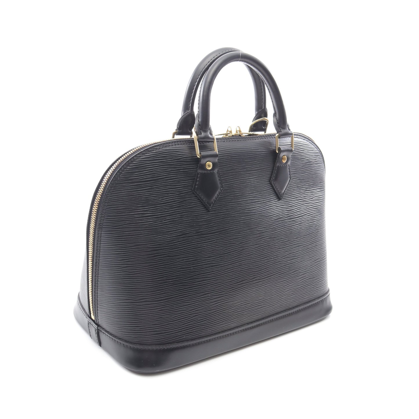 アルマ エピ ノワール ハンドバッグ レザー ブラック ルイヴィトン バッグ LOUIS VUITTON