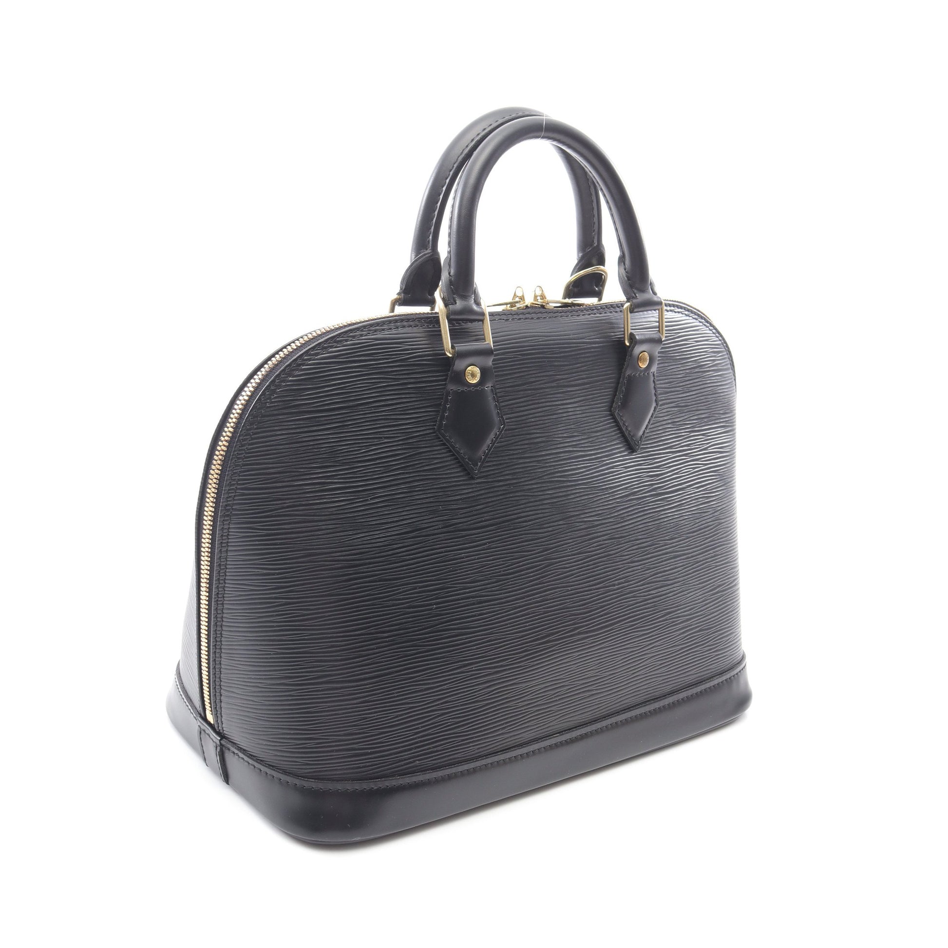 アルマ エピ ノワール ハンドバッグ レザー ブラック ルイヴィトン バッグ LOUIS VUITTON