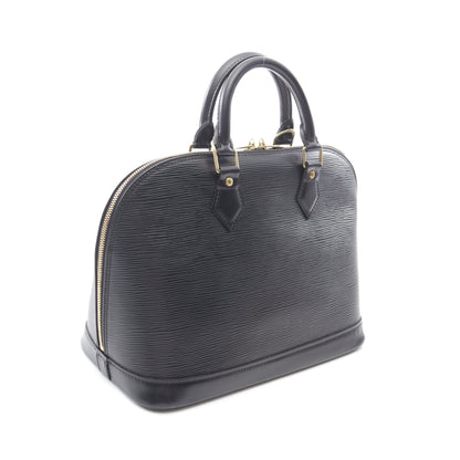アルマ エピ ノワール ハンドバッグ レザー ブラック ルイヴィトン バッグ LOUIS VUITTON