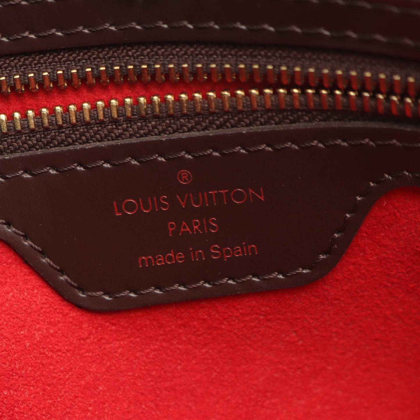 ハムステッドPM ダミエエベヌ ハンドバッグ トートバッグ PVC レザー ブラウン ルイヴィトン バッグ LOUIS VUITTON