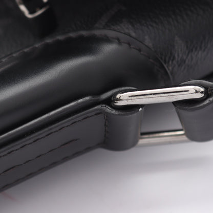 メッセンジャーヴォワヤージュPM モノグラムエクリプス ショルダーバッグ PVC レザー ブラック ルイヴィトン バッグ LOUIS VUITTON