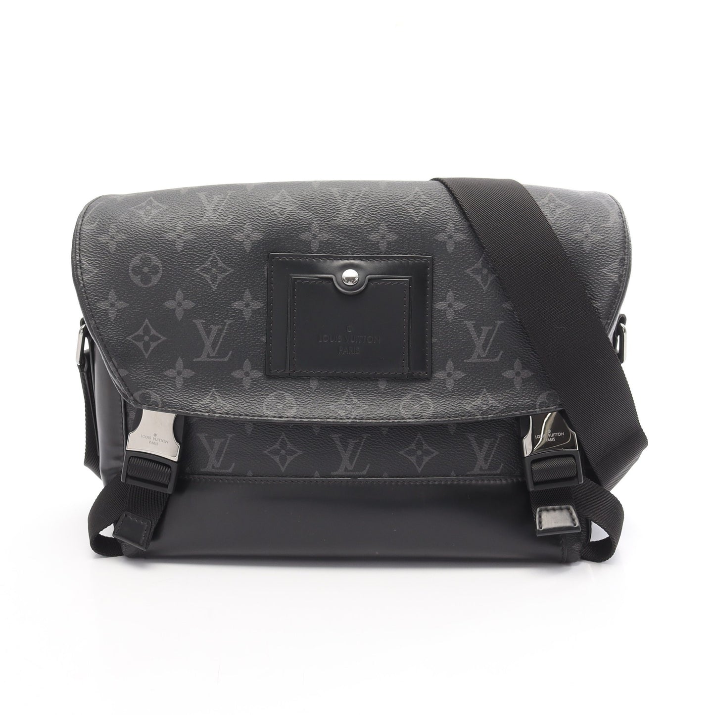 メッセンジャーヴォワヤージュPM モノグラムエクリプス ショルダーバッグ PVC レザー ブラック ルイヴィトン バッグ LOUIS VUITTON