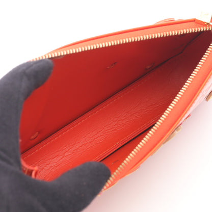 フラワーレキシントン モノグラムヴェルニ ハンドバッグ レザー オレンジレッド ルイヴィトン バッグ LOUIS VUITTON