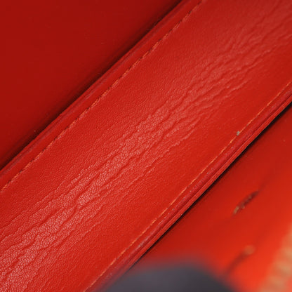 フラワーレキシントン モノグラムヴェルニ ハンドバッグ レザー オレンジレッド ルイヴィトン バッグ LOUIS VUITTON
