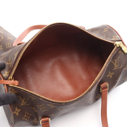 パピヨン30 モノグラム 旧型 ハンドバッグ PVC レザー ブラウン ルイヴィトン バッグ LOUIS VUITTON