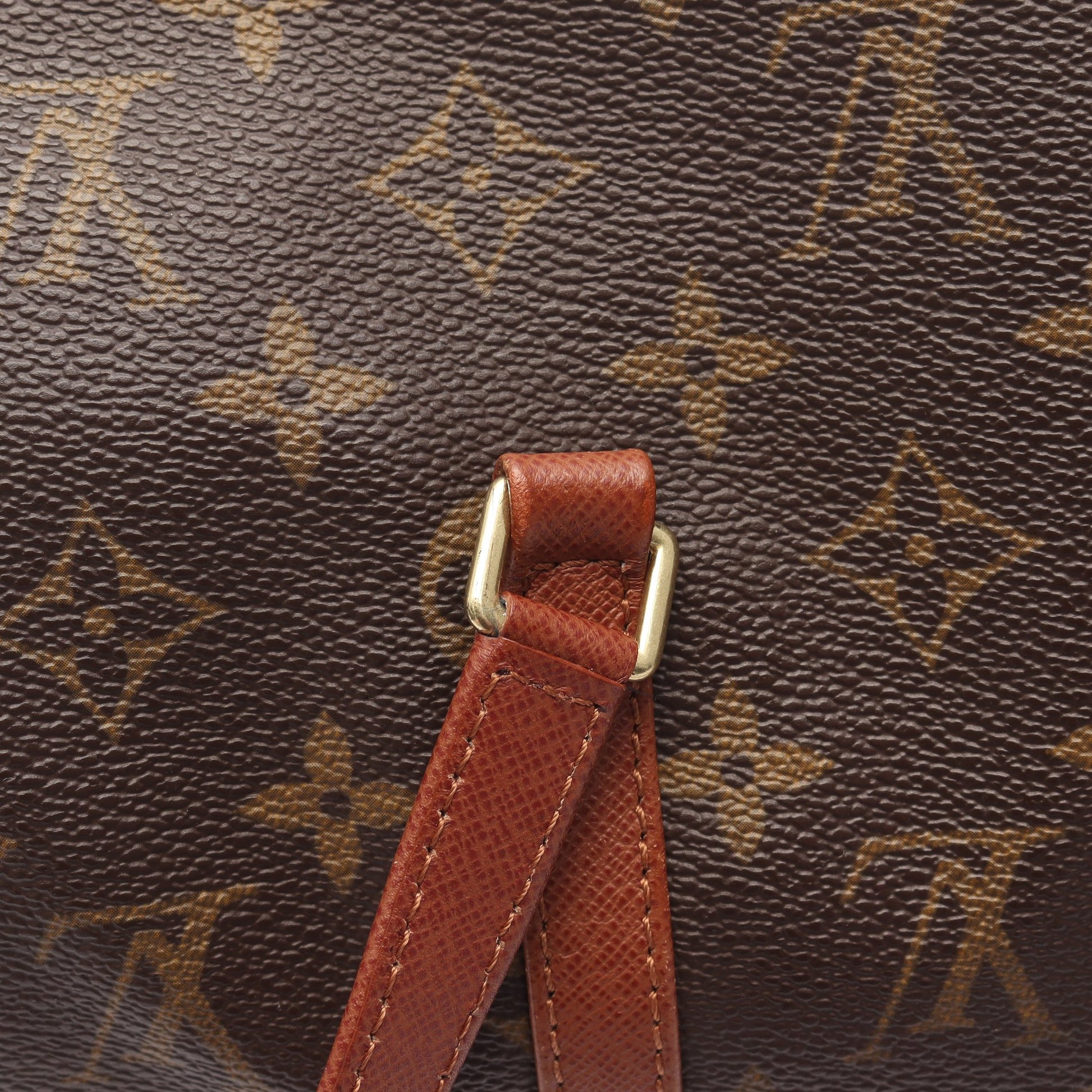 パピヨン30 モノグラム 旧型 ハンドバッグ PVC レザー ブラウン ルイヴィトン バッグ LOUIS VUITTON