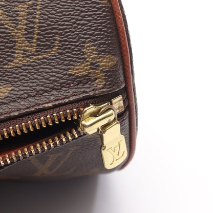 パピヨン30 モノグラム 旧型 ハンドバッグ PVC レザー ブラウン ルイヴィトン バッグ LOUIS VUITTON