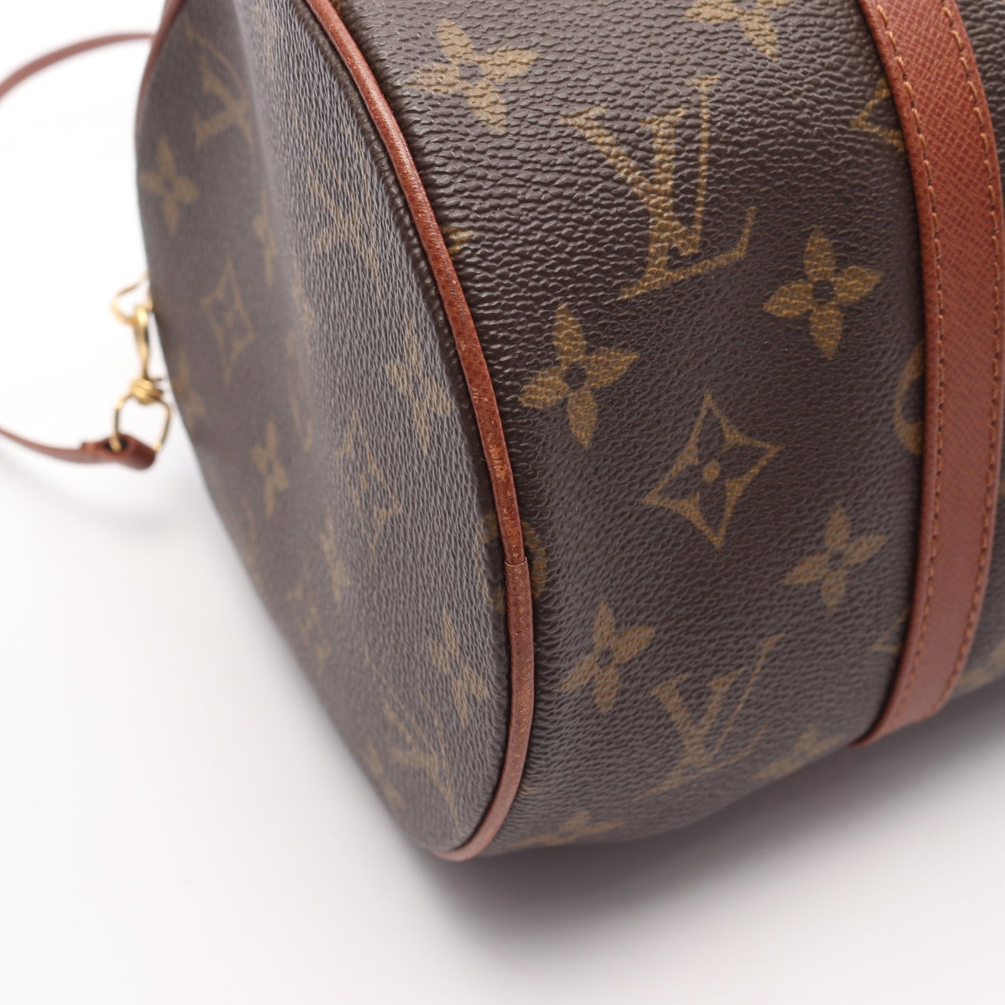 パピヨン30 モノグラム 旧型 ハンドバッグ PVC レザー ブラウン ルイヴィトン バッグ LOUIS VUITTON