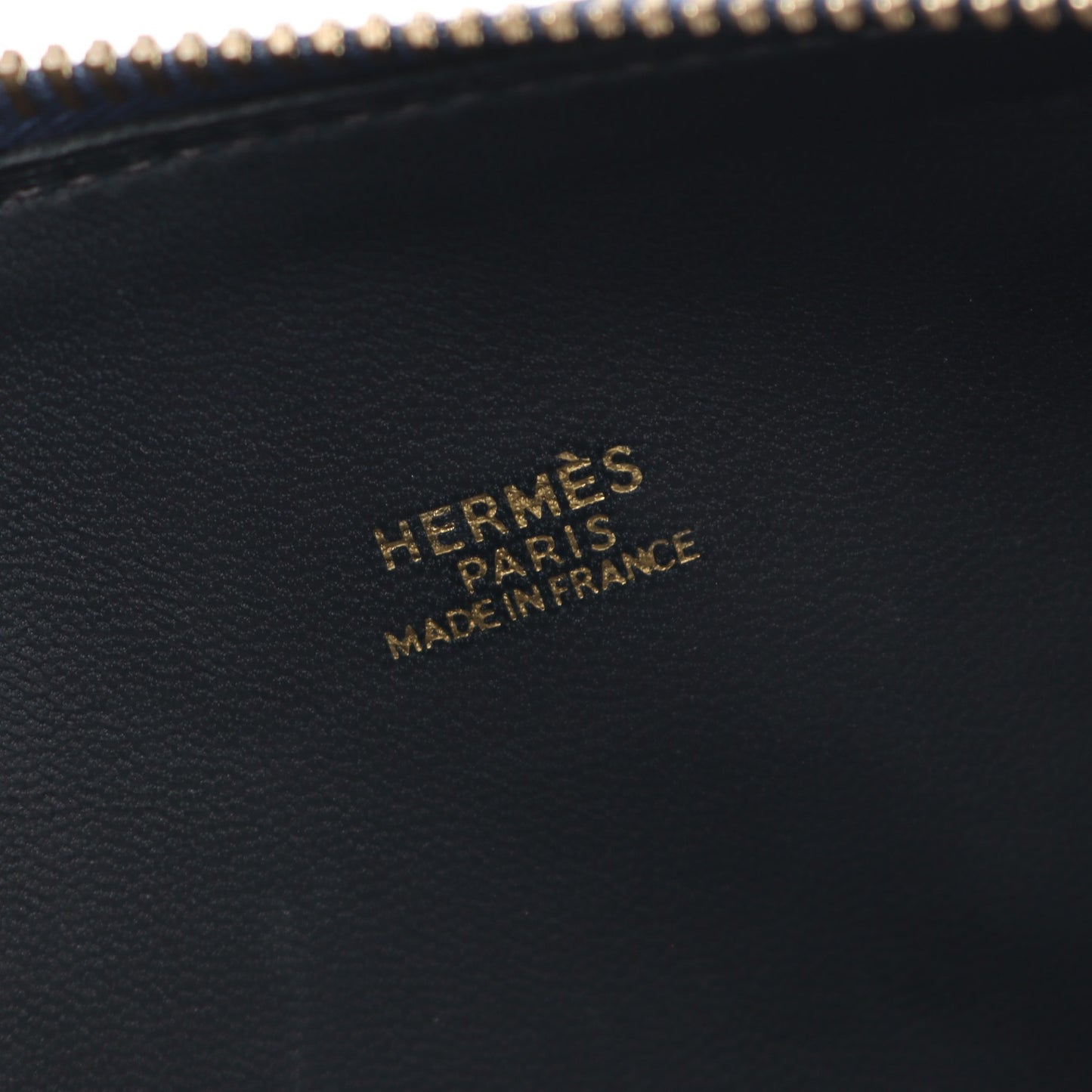 ボリード35 ブルーインディゴ ハンドバッグ クシュベル ネイビー ゴールド金具 □B刻印 エルメス バッグ HERMES