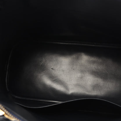 ボリード35 ブルーインディゴ ハンドバッグ クシュベル ネイビー ゴールド金具 □B刻印 エルメス バッグ HERMES