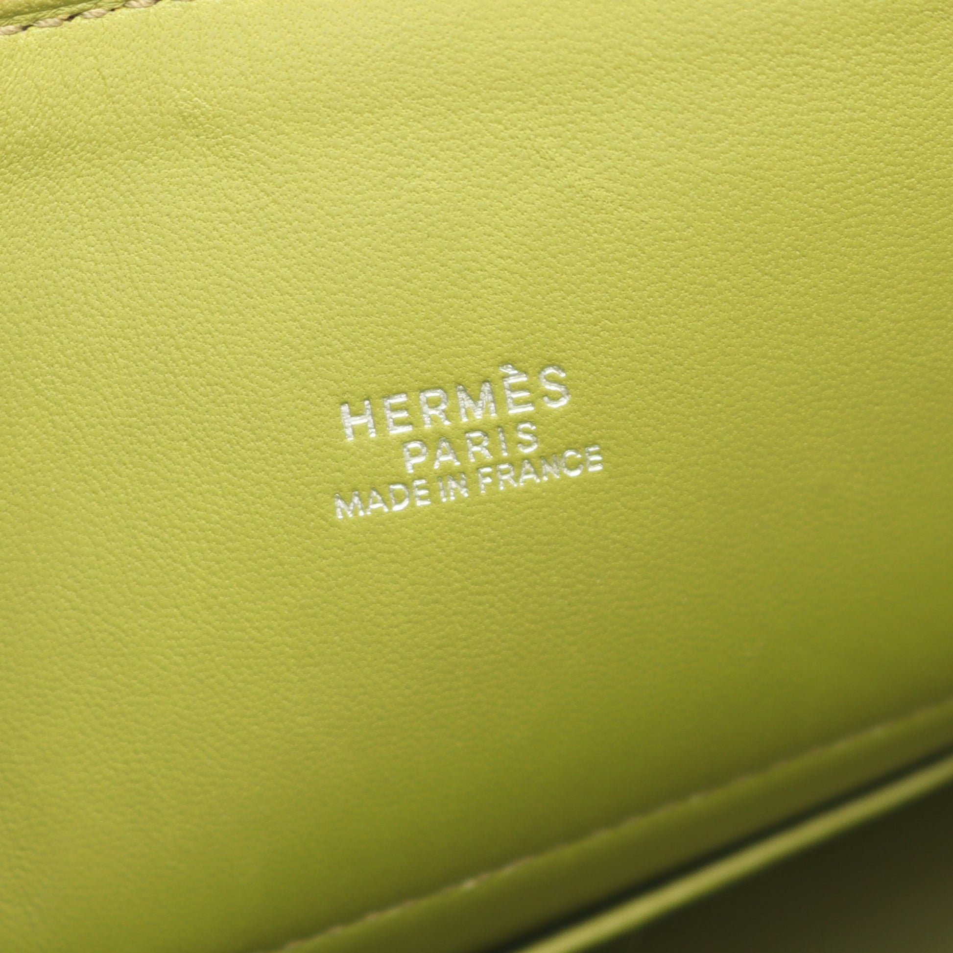 ボリード27 アニスグリーン ハンドバッグ シェーブル イエローグリーン シルバー金具 2WAY □I刻印 エルメス バッグ HERMES