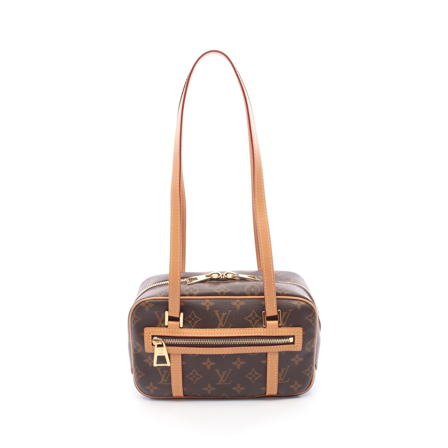 シテ モノグラム ショルダーバッグ PVC レザー ブラウン ルイヴィトン バッグ LOUIS VUITTON