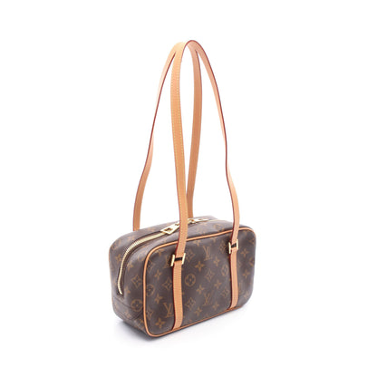 シテ モノグラム ショルダーバッグ PVC レザー ブラウン ルイヴィトン バッグ LOUIS VUITTON