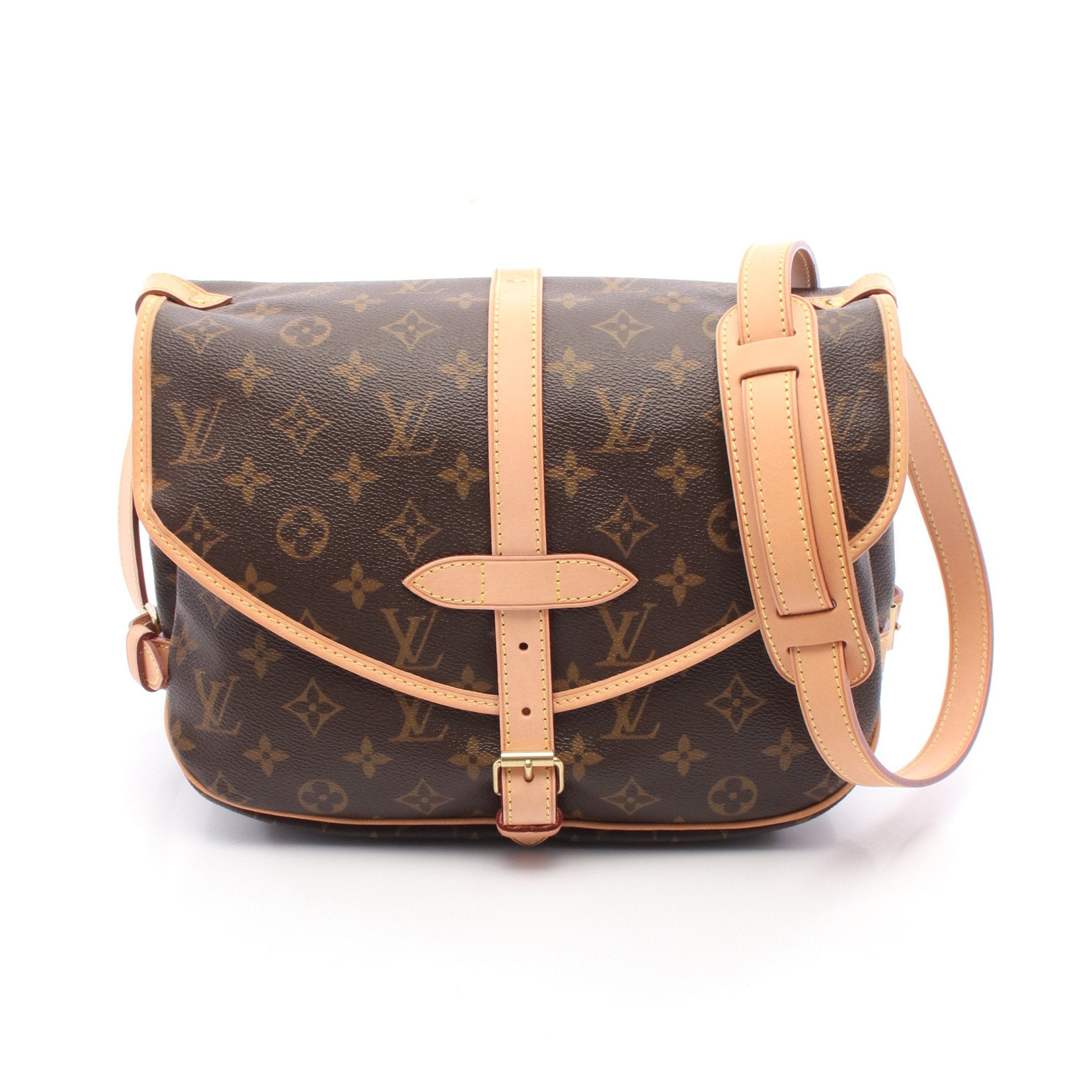LOUIS VUITTON ソミュール 30 モノグラム ショルダーバッグ