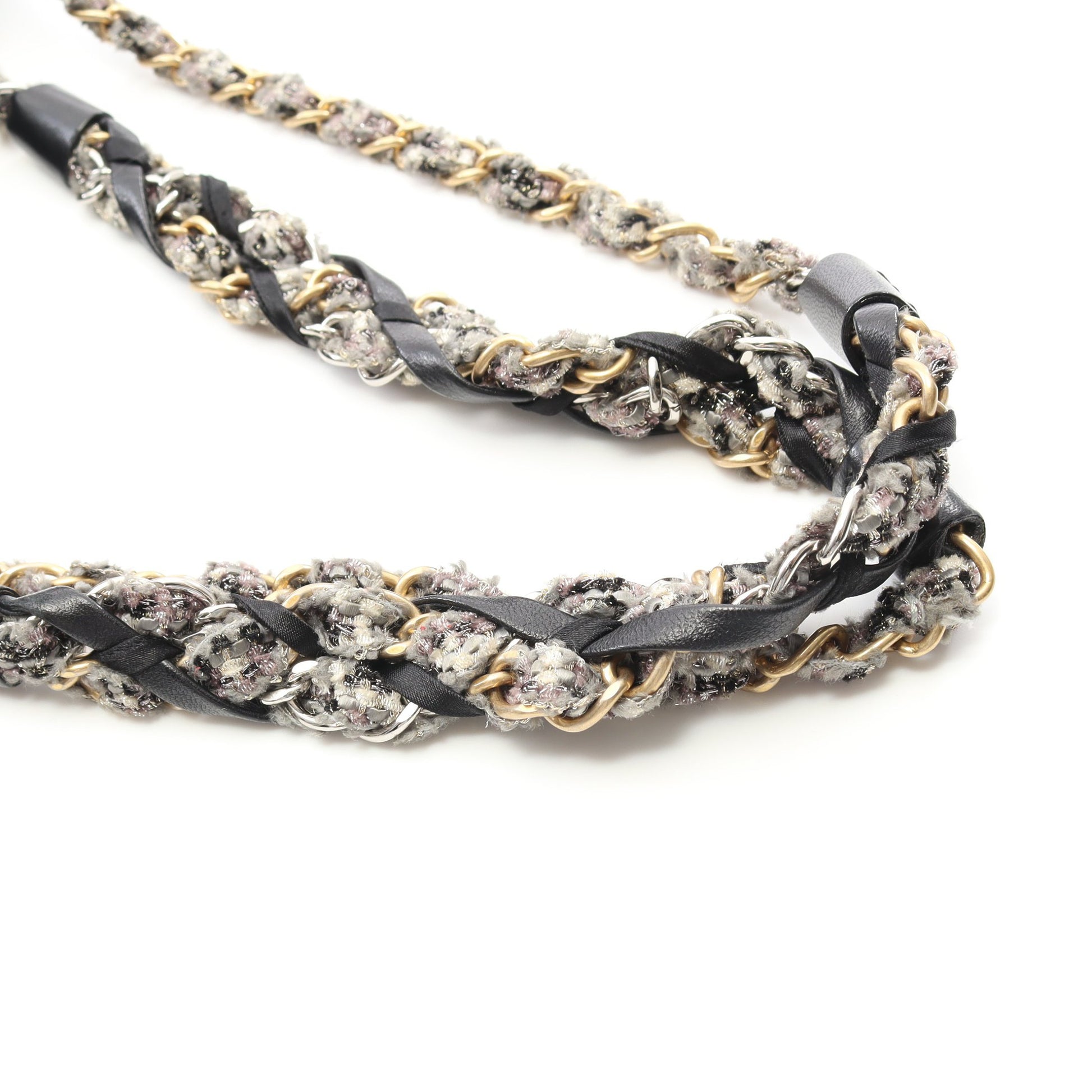 マトラッセ チェーンショルダーバッグ ラムスキン ブラック ゴールド金具 シャネル バッグ CHANEL