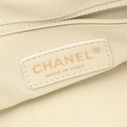 マトラッセ チェーンショルダーバッグ ラムスキン ブラック ゴールド金具 シャネル バッグ CHANEL