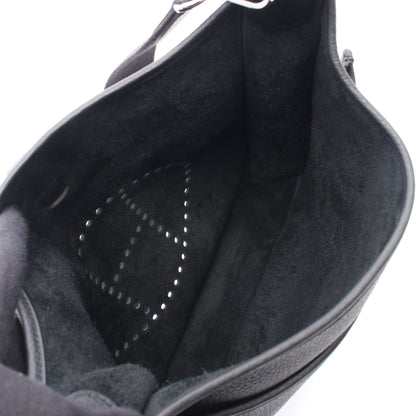 エヴリン 3 トロワ PM ショルダーバッグ トリヨンクレマンス ブラック シルバー金具 K刻印 エルメス バッグ HERMES