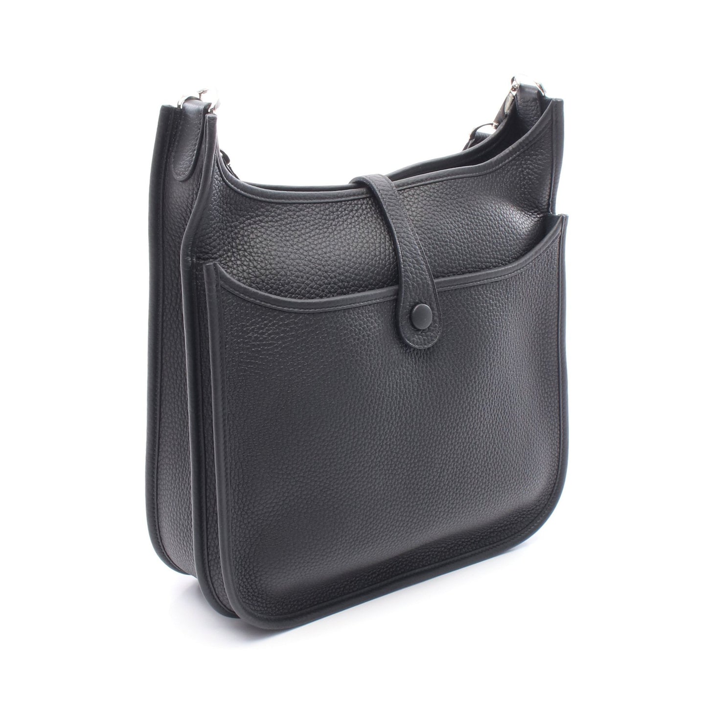 エヴリン 3 トロワ PM ショルダーバッグ トリヨンクレマンス ブラック シルバー金具 K刻印 エルメス バッグ HERMES