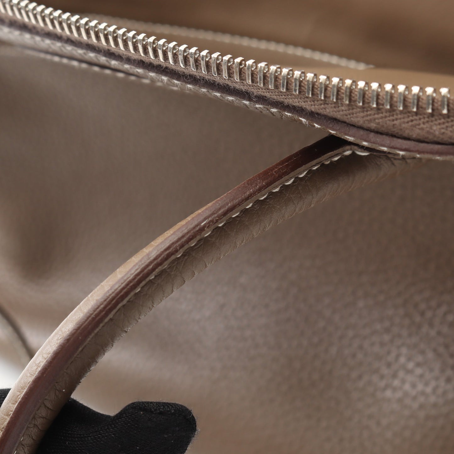 ボリード31 エトゥープ ハンドバッグ トリヨンクレマンス グレーブラウン シルバー金具 2WAY D刻印 エルメス バッグ HERMES