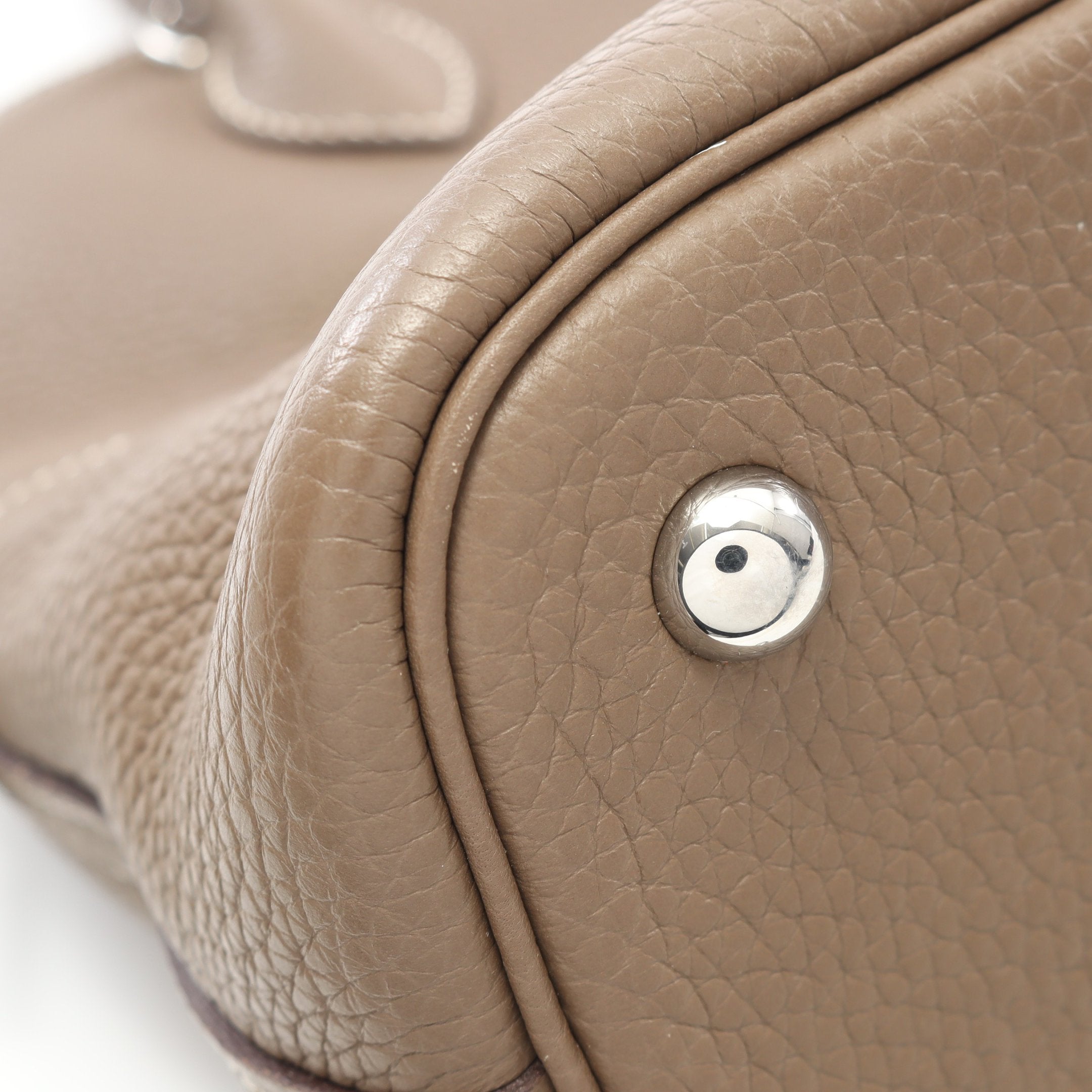 エルメス ボリード31 トリヨン エトゥープ シルバー金具 D刻印芦屋