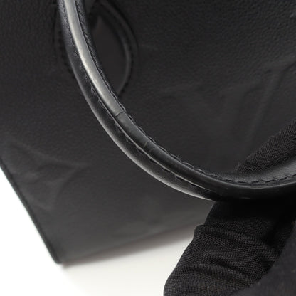 オンザゴーPM モノグラムアンプラント ノワール ハンドバッグ レザー ブラック 2WAY ルイヴィトン バッグ LOUIS VUITTON