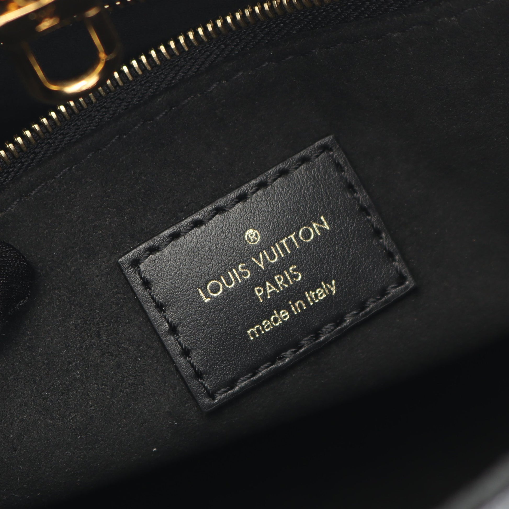 オンザゴーPM モノグラムアンプラント ノワール ハンドバッグ レザー ブラック 2WAY ルイヴィトン バッグ LOUIS VUITTON