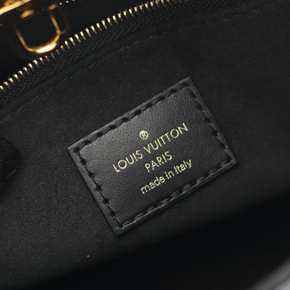 オンザゴーPM モノグラムアンプラント ノワール ハンドバッグ レザー ブラック 2WAY ルイヴィトン バッグ LOUIS VUITTON