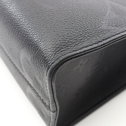 オンザゴーPM モノグラムアンプラント ノワール ハンドバッグ レザー ブラック 2WAY ルイヴィトン バッグ LOUIS VUITTON