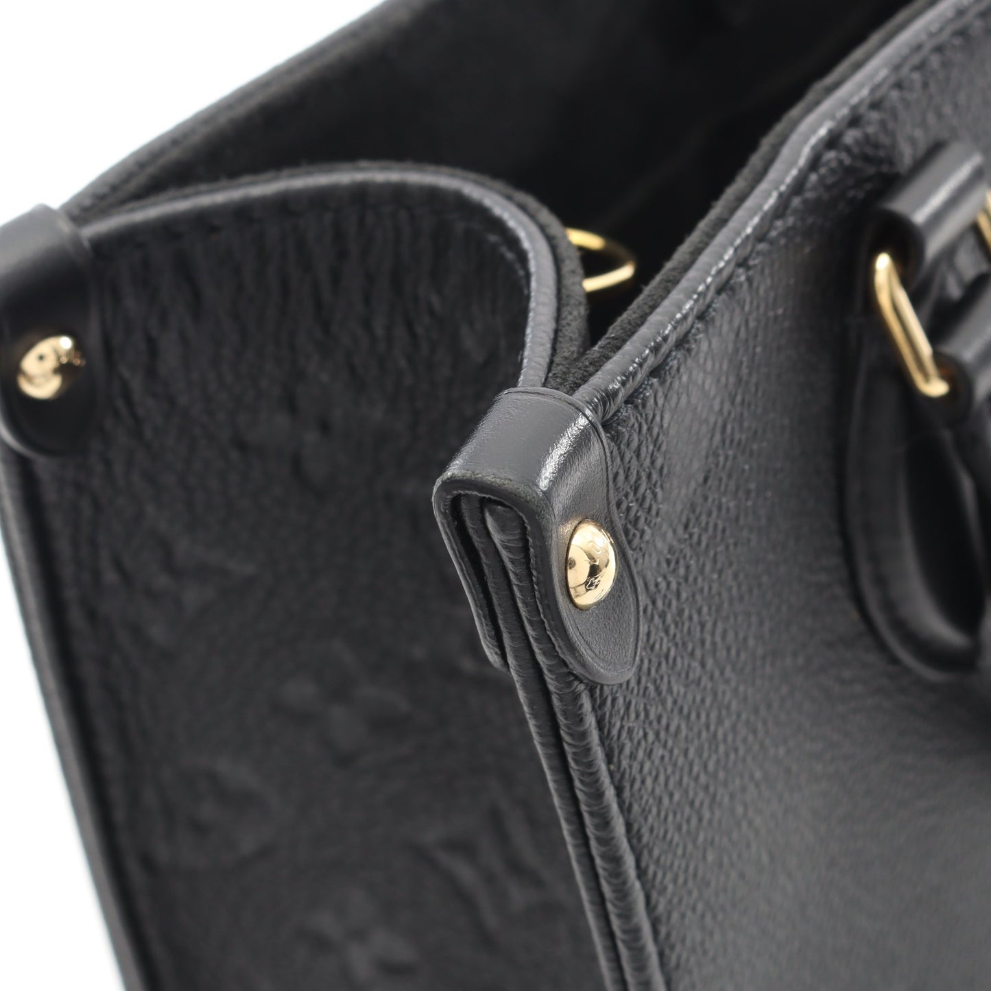 オンザゴーPM モノグラムアンプラント ノワール ハンドバッグ レザー ブラック 2WAY ルイヴィトン バッグ LOUIS VUITTON
