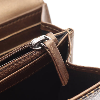 ココマーク 二つ折り長財布 キャビアスキン ゴールド シルバー金具 シャネル 財布・小物 CHANEL