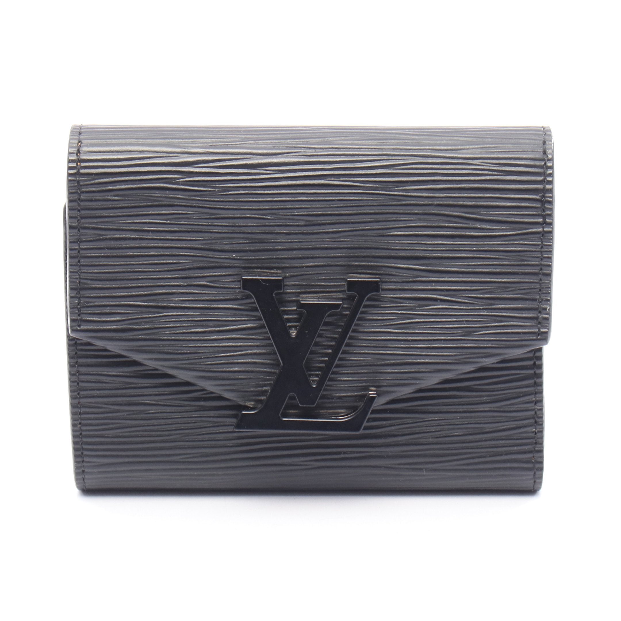 Louis Vuitton 三つ折り財布 ブラック 【新品】 ルイヴィトン 三つ折り