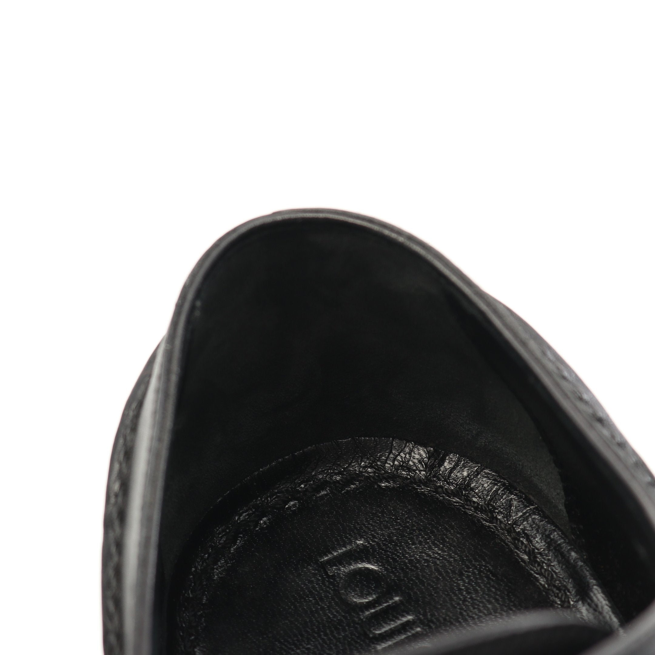 LVロゴ オックスフォードシューズ ドレスシューズ レザー ブラック