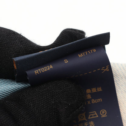 バンドー モノグラム スカーフ シルク ブルーグレー マルチカラー ルイヴィトン 財布・小物 LOUIS VUITTON