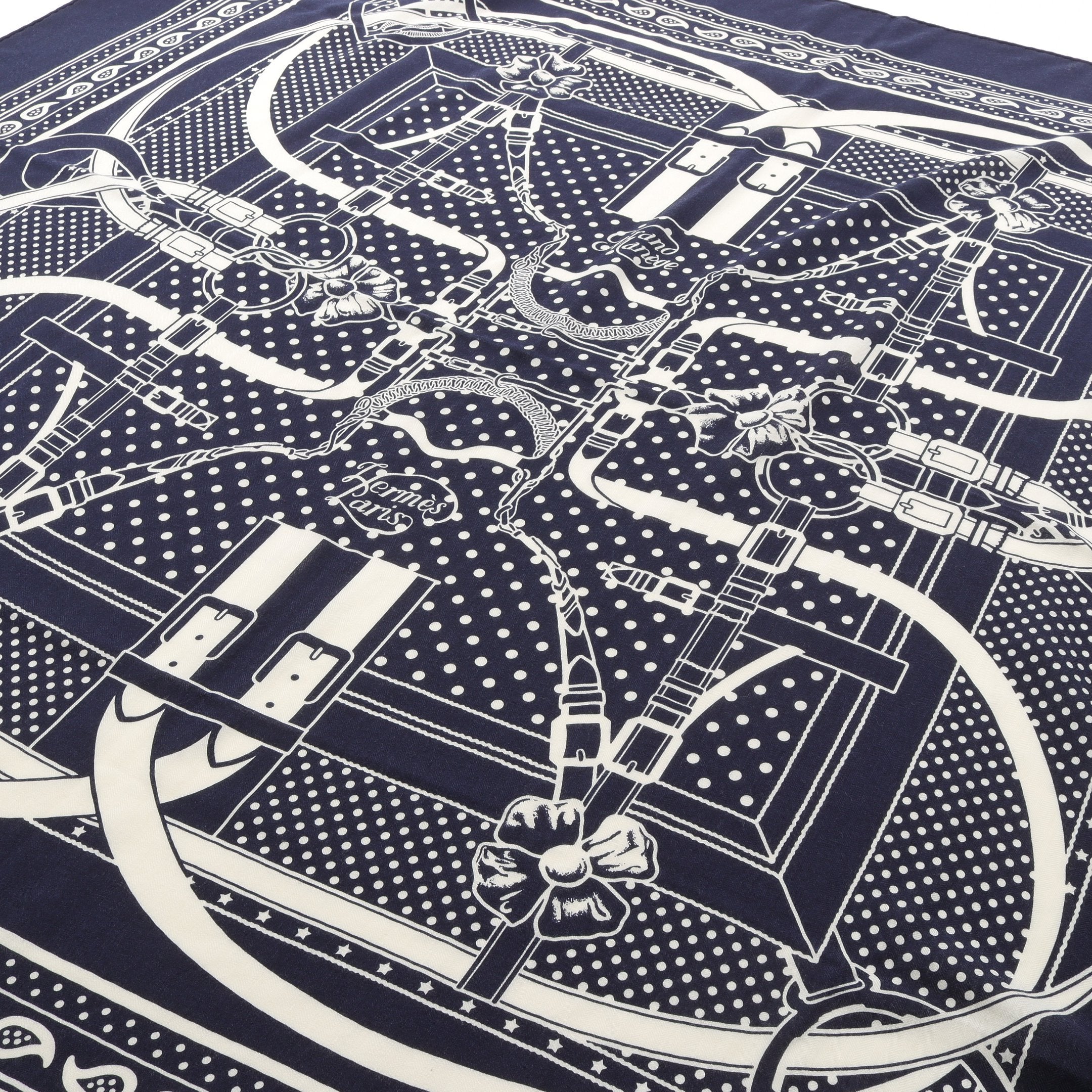 カレジェアン カレ140 Grand Manege スカーフ ショール カシミヤ