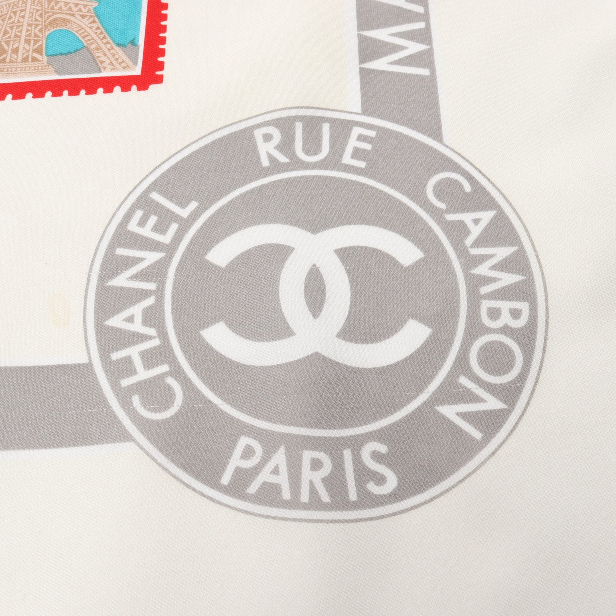 CHANEL シルクスカーフ アイボリー マルチカラー 【公式通販】