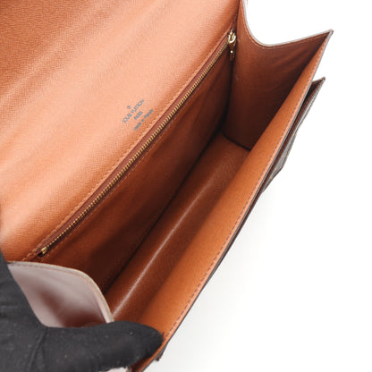 モンソー モノグラム ハンドバッグ PVC レザー ブラウン 2WAY ルイヴィトン バッグ LOUIS VUITTON