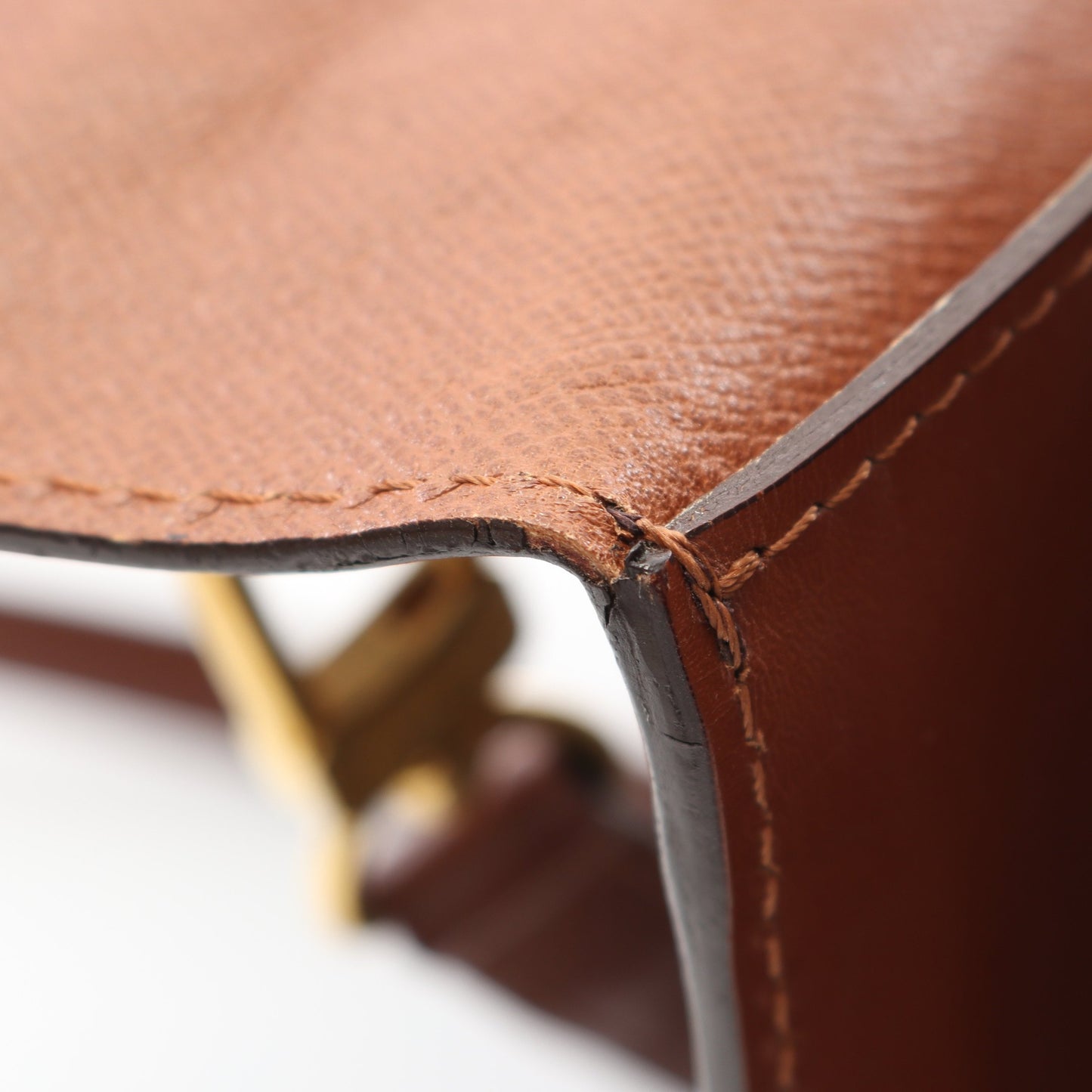 モンソー モノグラム ハンドバッグ PVC レザー ブラウン 2WAY ルイヴィトン バッグ LOUIS VUITTON