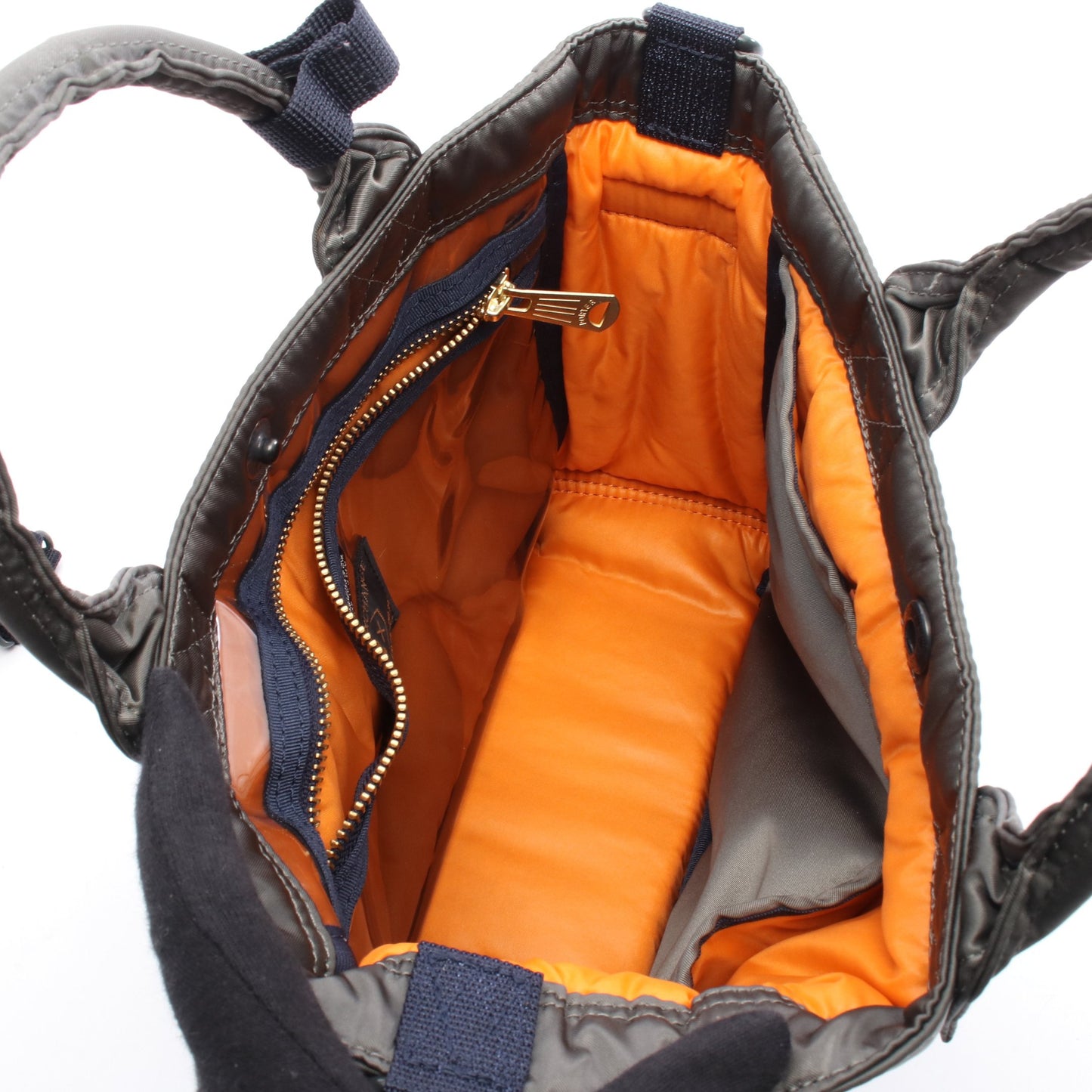 PX TANKER ハンドバッグ ナイロン グレーグリーン 2WAY ポーター ヨシダカバン バッグ PORTER 吉田カバン