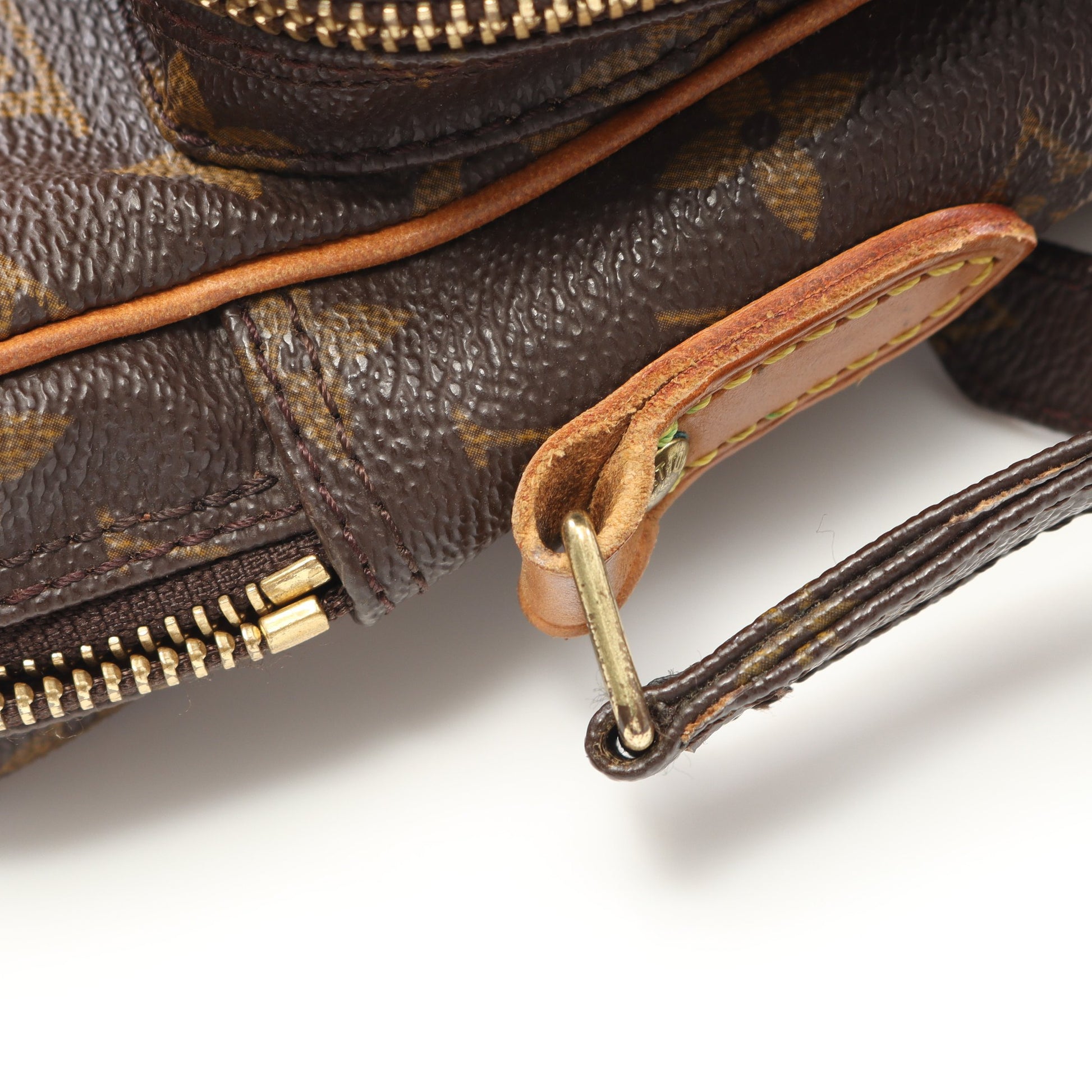 アマゾン モノグラム ショルダーバッグ PVC レザー ブラウン ルイヴィトン バッグ LOUIS VUITTON