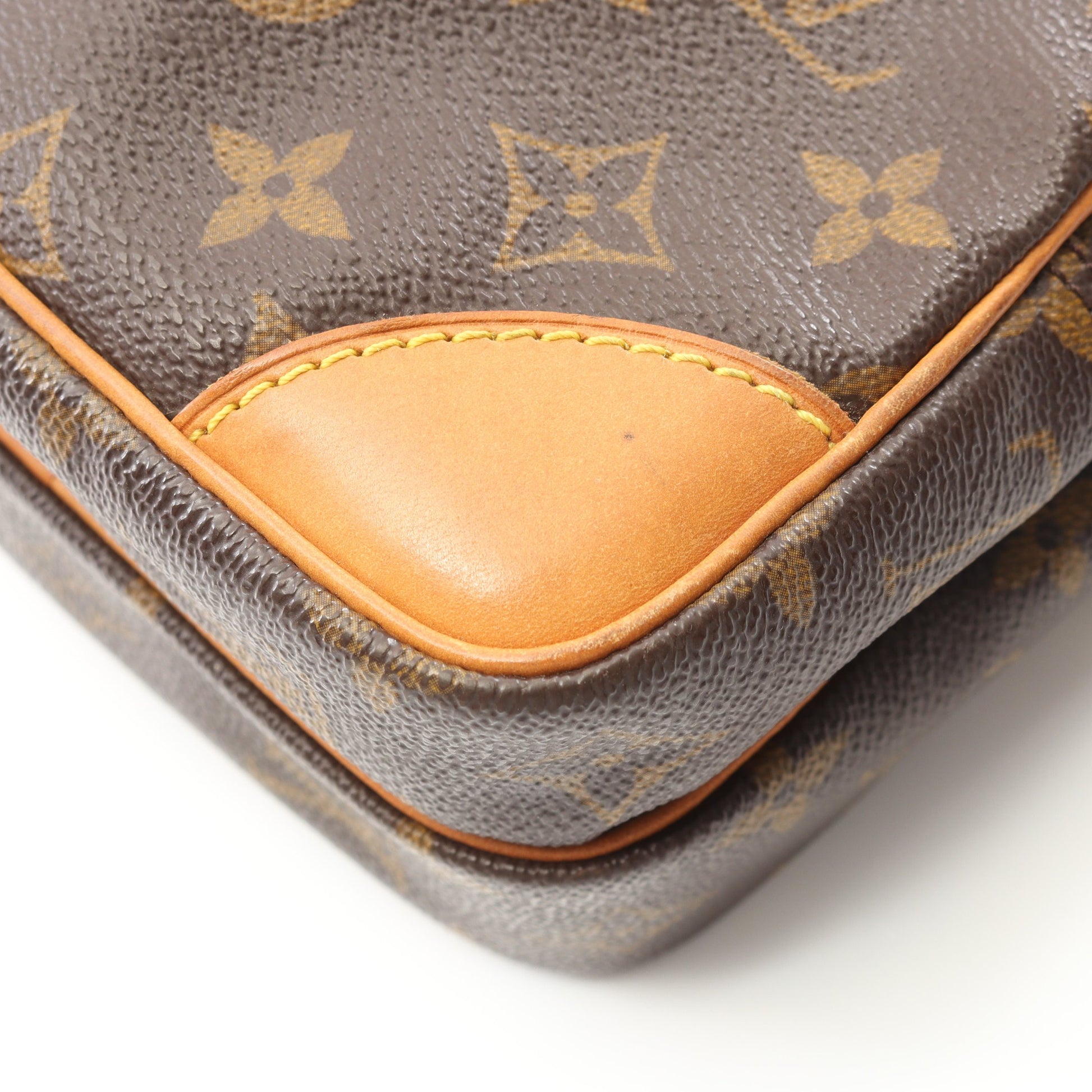 アマゾン モノグラム ショルダーバッグ PVC レザー ブラウン ルイヴィトン バッグ LOUIS VUITTON