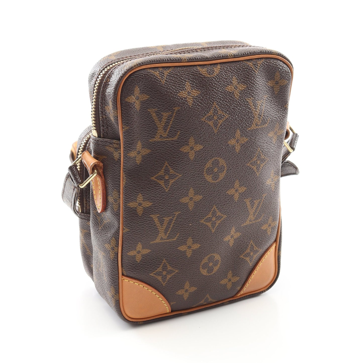 アマゾン モノグラム ショルダーバッグ PVC レザー ブラウン ルイヴィトン バッグ LOUIS VUITTON